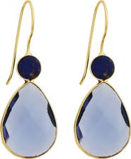 Panacea Blue Teardrop Earrings