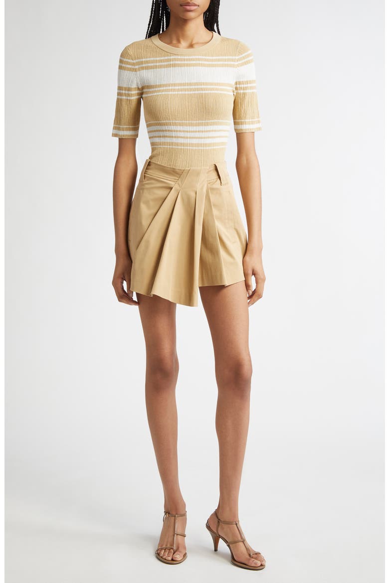Jack Stripe Cotton Blend Knit Top, Alternate, color, LARK/ BRIGHT WHITE