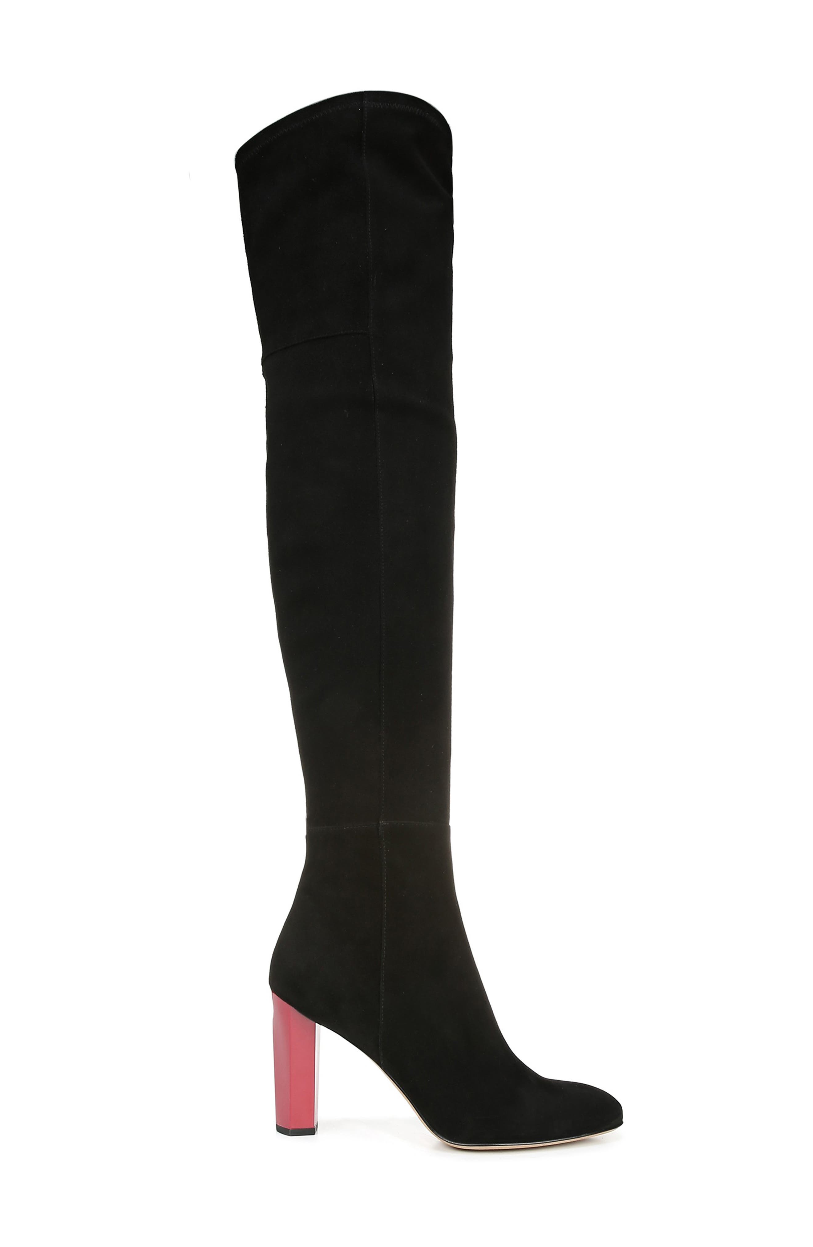 Diane von Furstenberg Deana Over the Knee Boot, Alternate, color, 