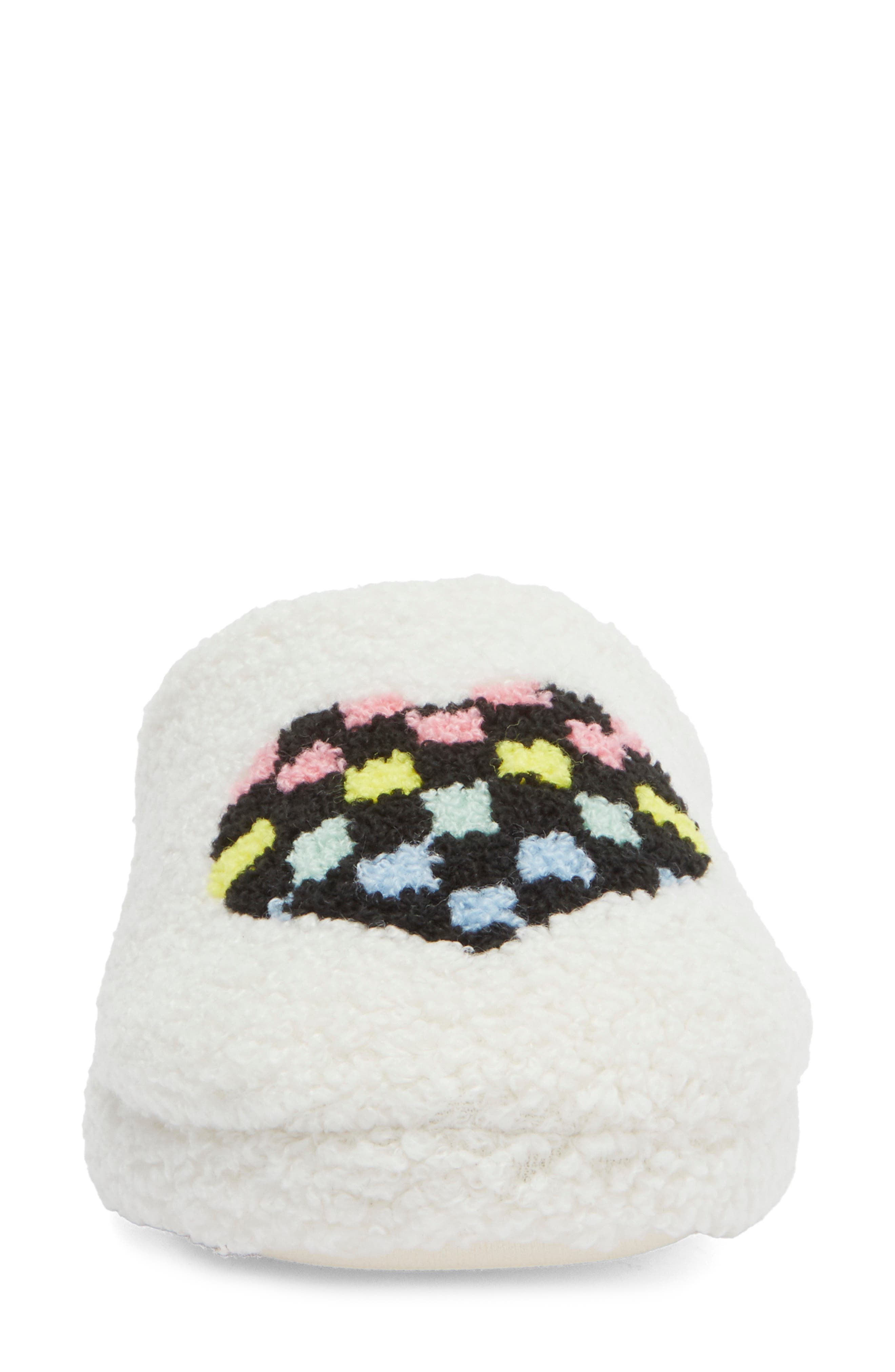 JOE BOXER Heart Faux Shearling Slipper, Alternate, color, Ivory