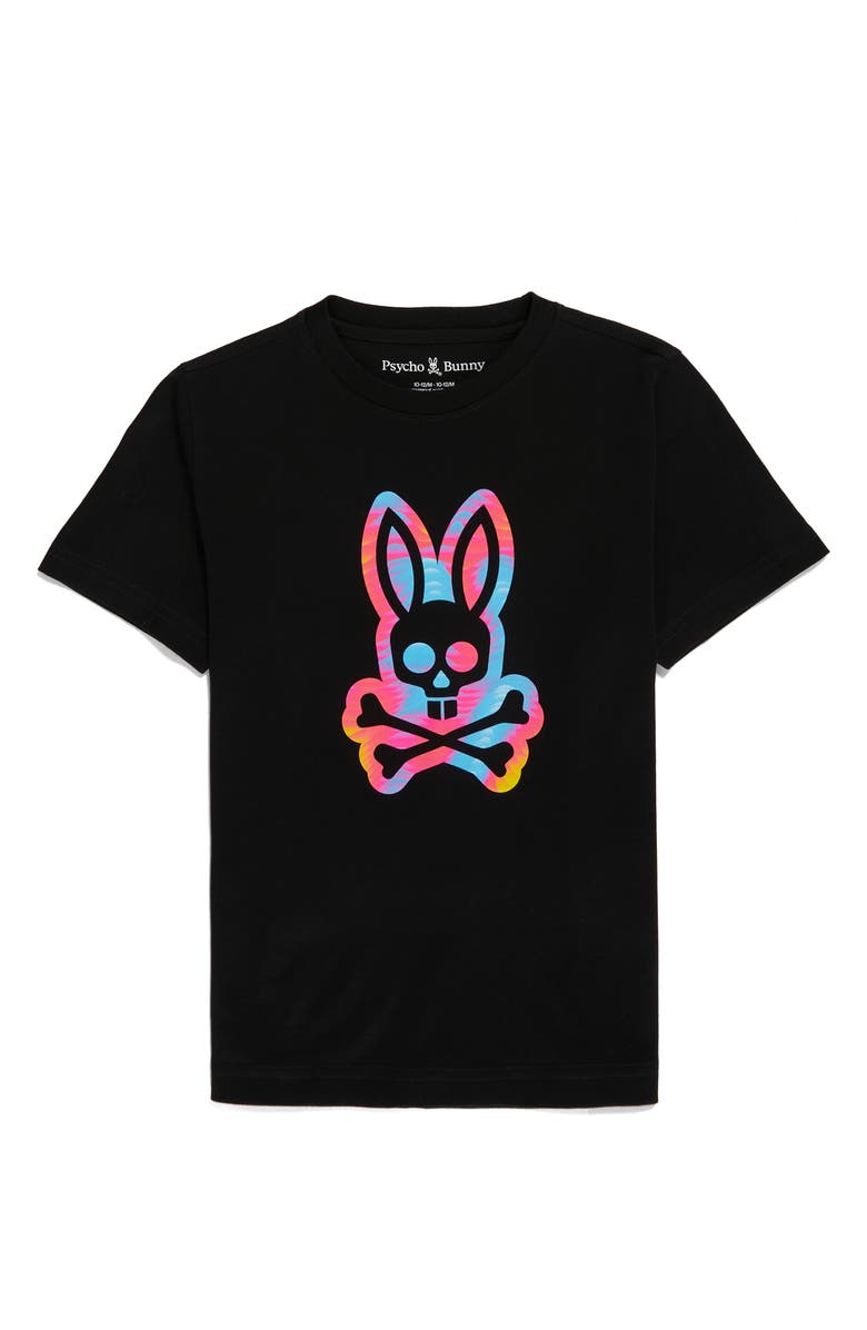 Psycho Bunny Kids' Montgomery Pima Cotton Graphic T-Shirt, Main, color, 