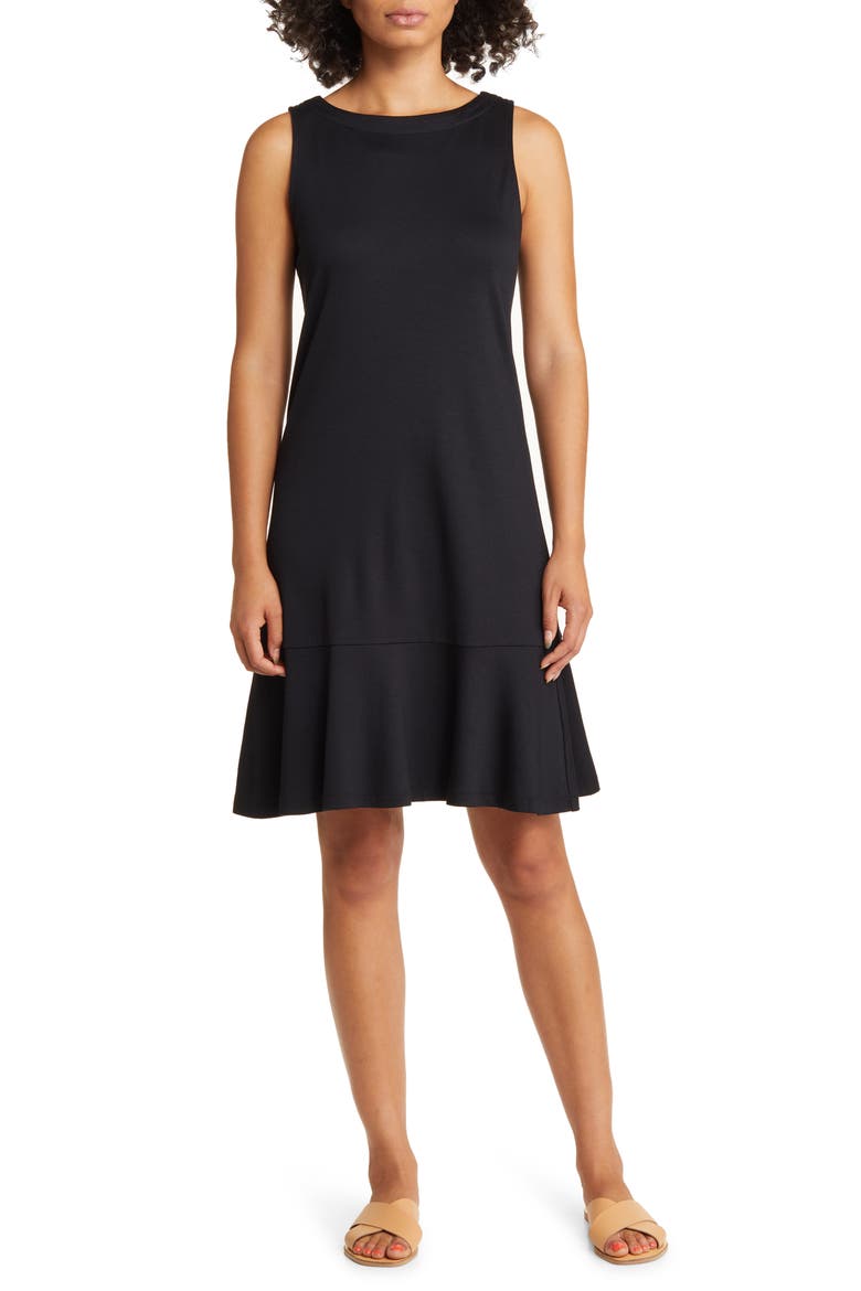 Darcy Sleeveless Dress, Main, color, BLACK