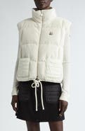 Moncler Arques Quilted Fleece Down Vest