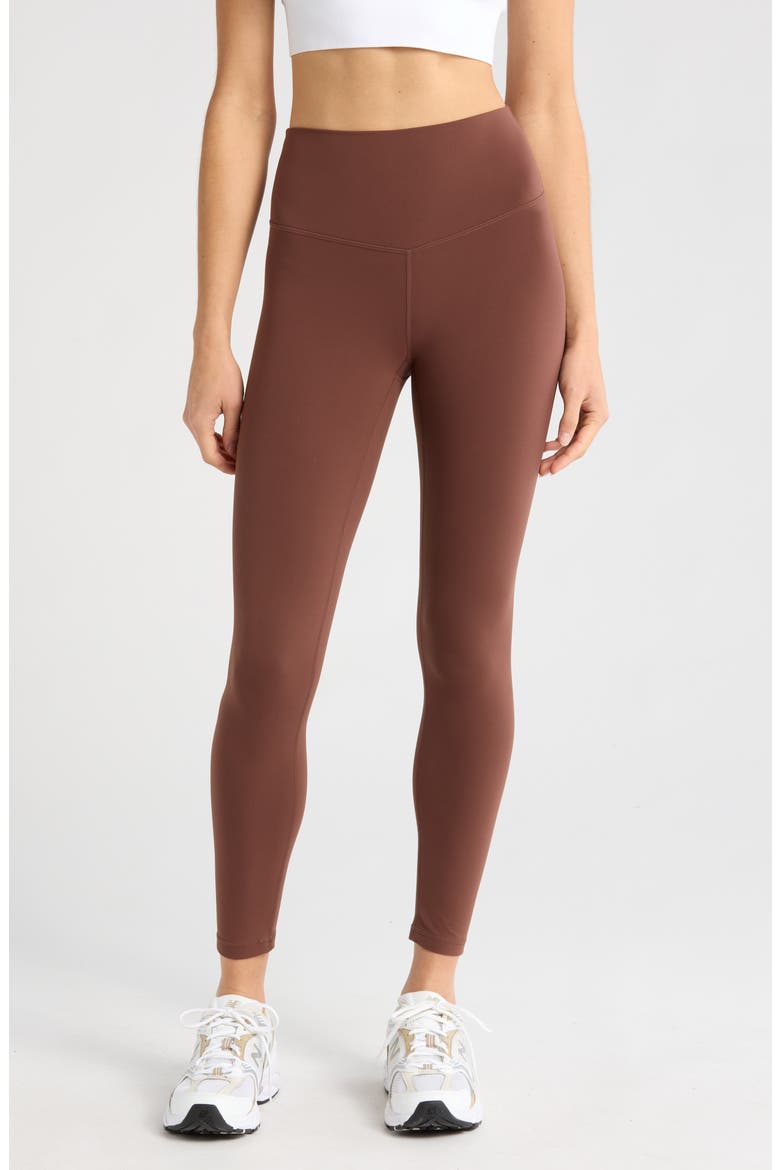 Zella Studio Luxe High Waist 7/8 Leggings (Women) | Nordstromrack