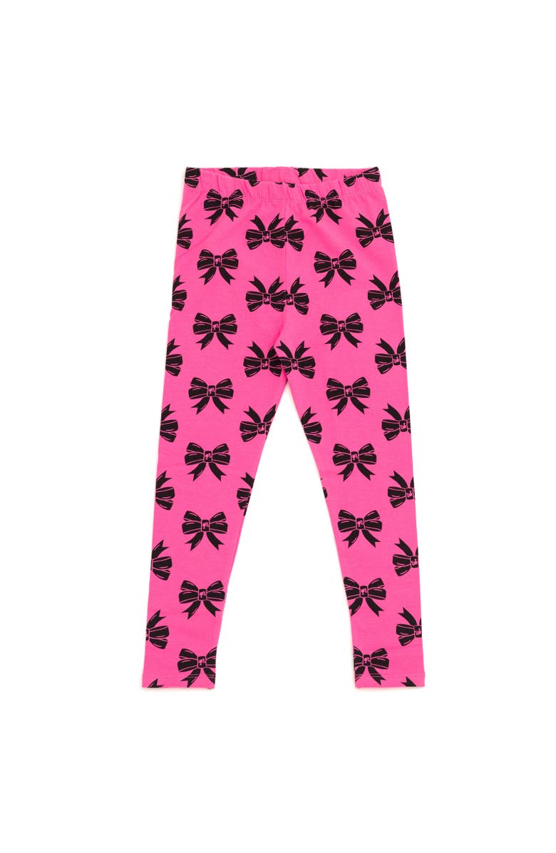 Barbie T-Shirt & Leggings Set, Alternate, color, Black / Hot Pink