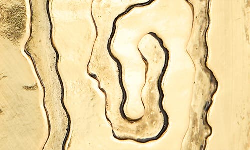 Karine Sultan Spiral Texture Bracelet In Gold