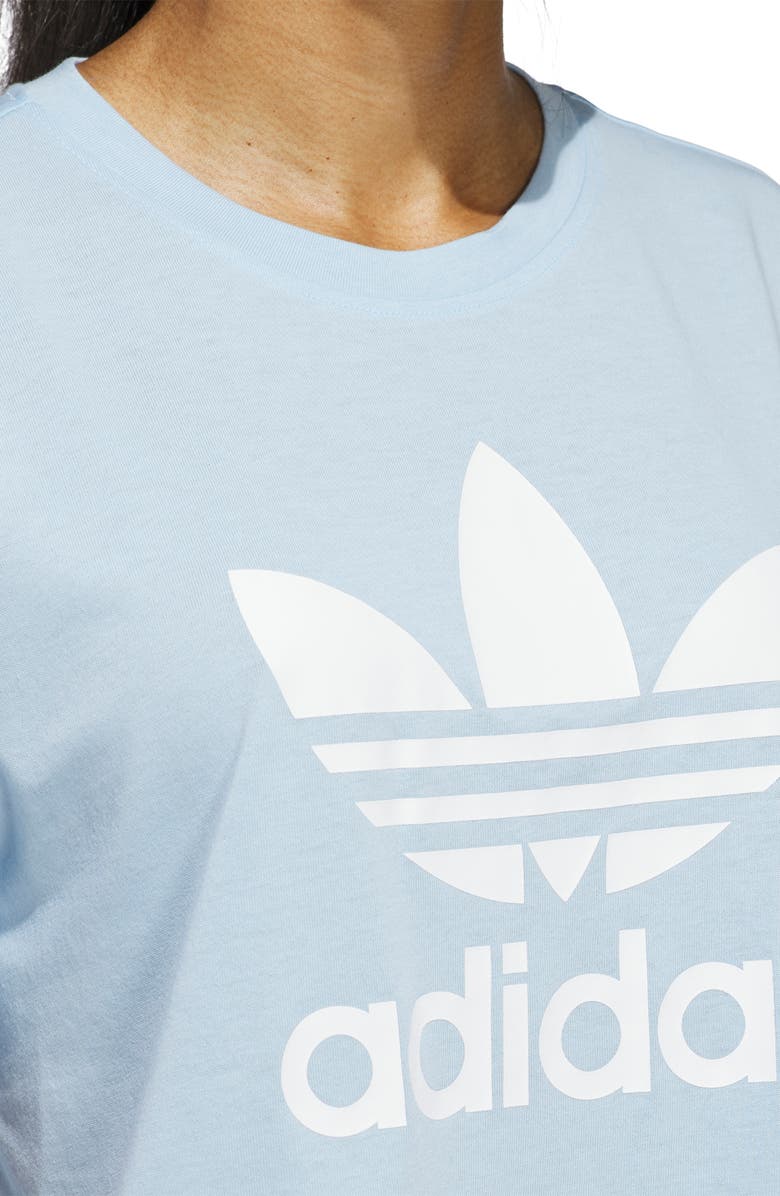 adidas Trefoil Boxy T-Shirt, Alternate, color, 