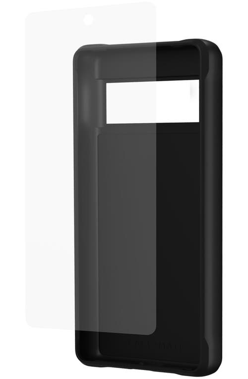 Case-Mate Protection Pack Tough Case And Glass Screen Protector For Google Pixel 7a in Black at Nordstrom