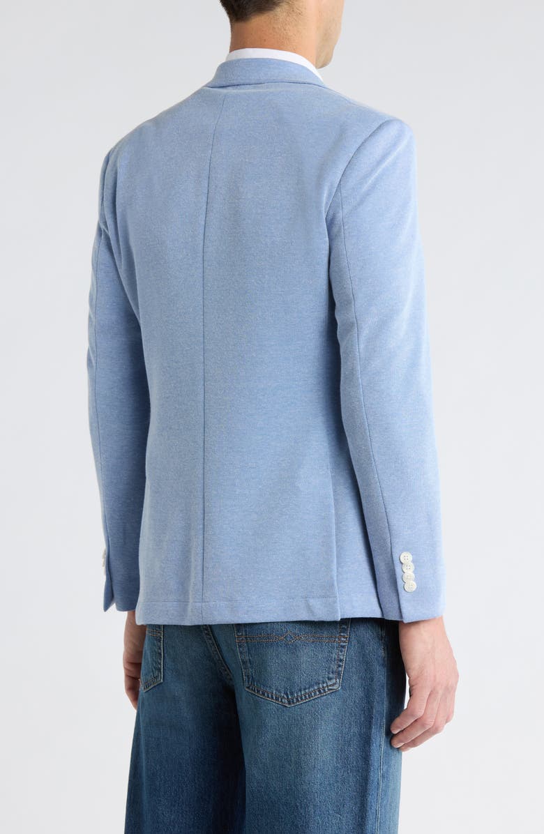 Lucky Brand Bird's Eye Piqué Knit Sport Coat, Alternate, color, Blue