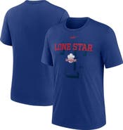 Nike Men's Nike Royal Texas Rangers Rewind Retro Tri-Blend T-Shirt