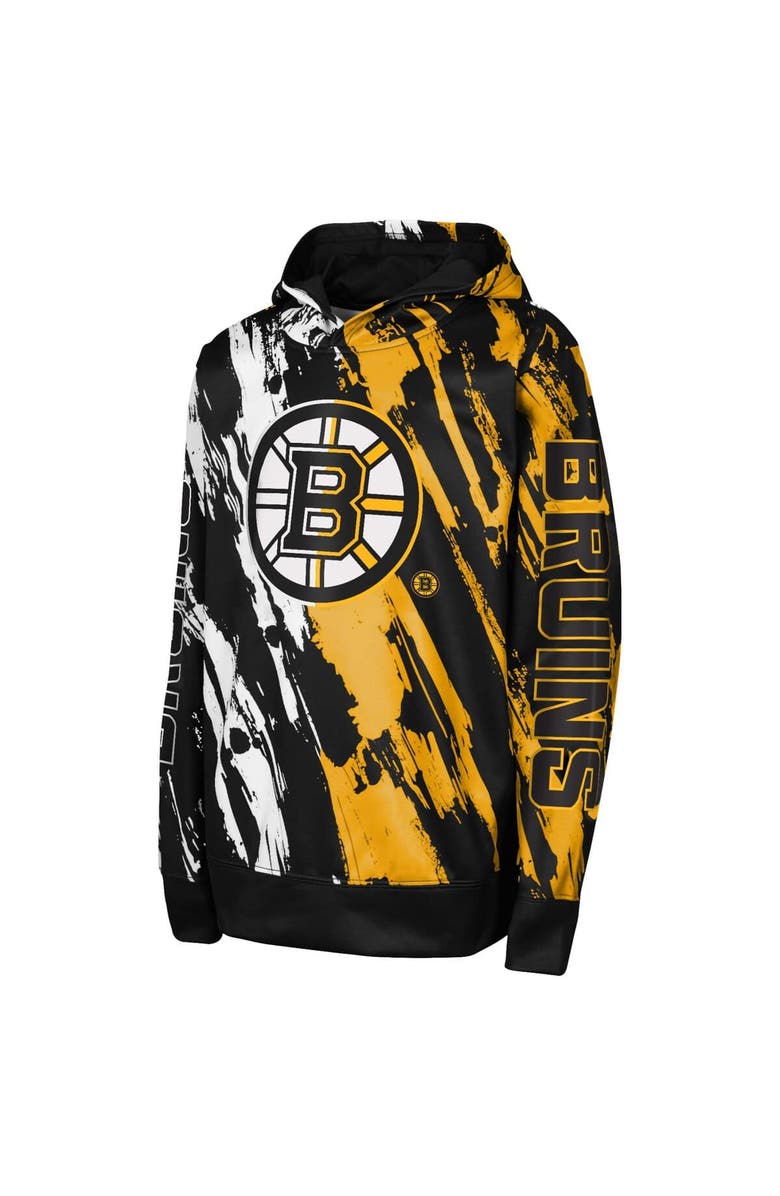 Outerstuff Preschool Black Boston Bruins Master Snipe Pullover Hoodie, Alternate, color, 