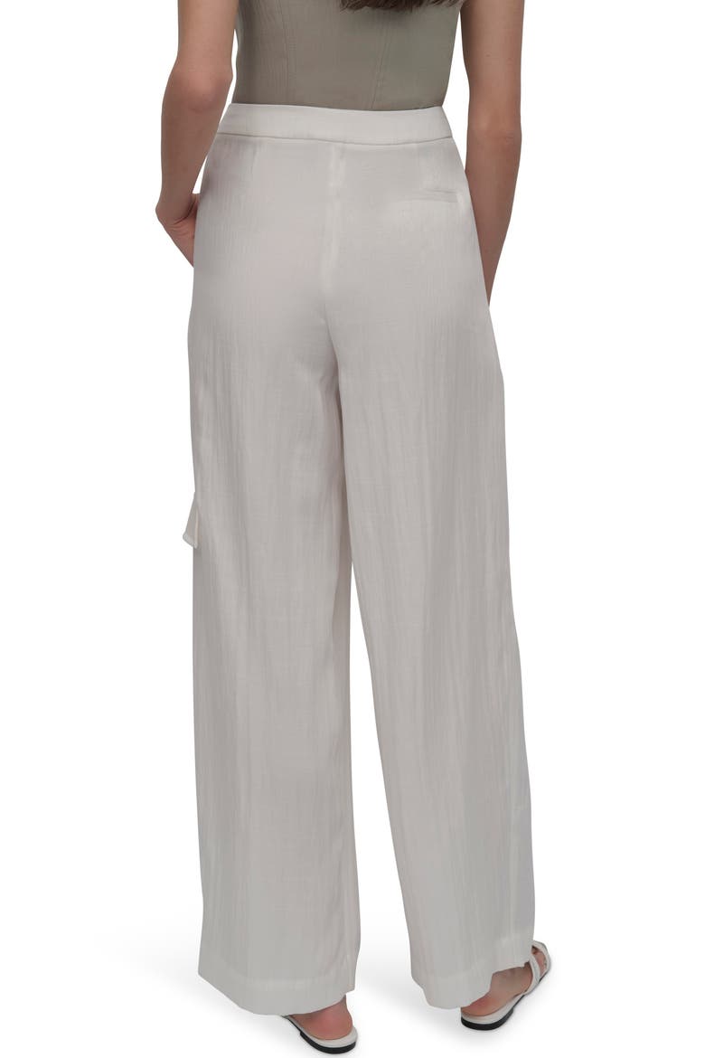 Weathered Twill Cargo Pants, Alternate, color, IVORY