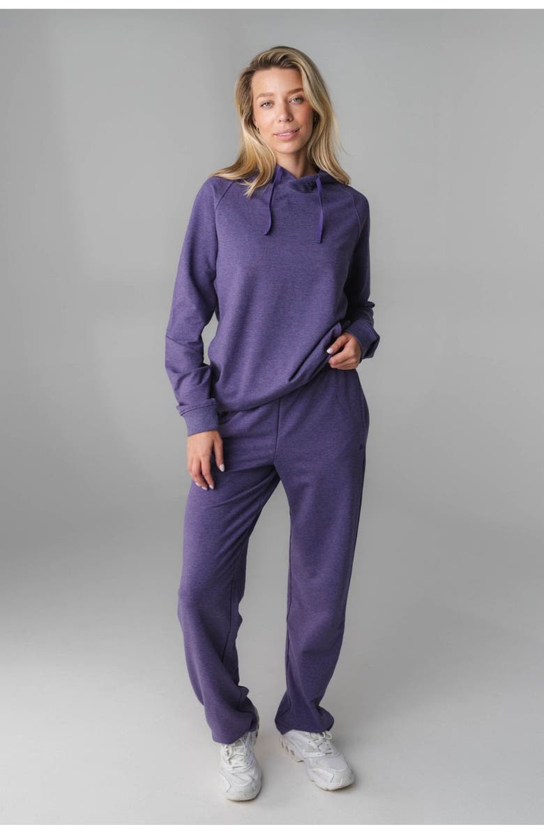 Vitality Studio Uni Hoodie, Alternate, color, Violet Marl