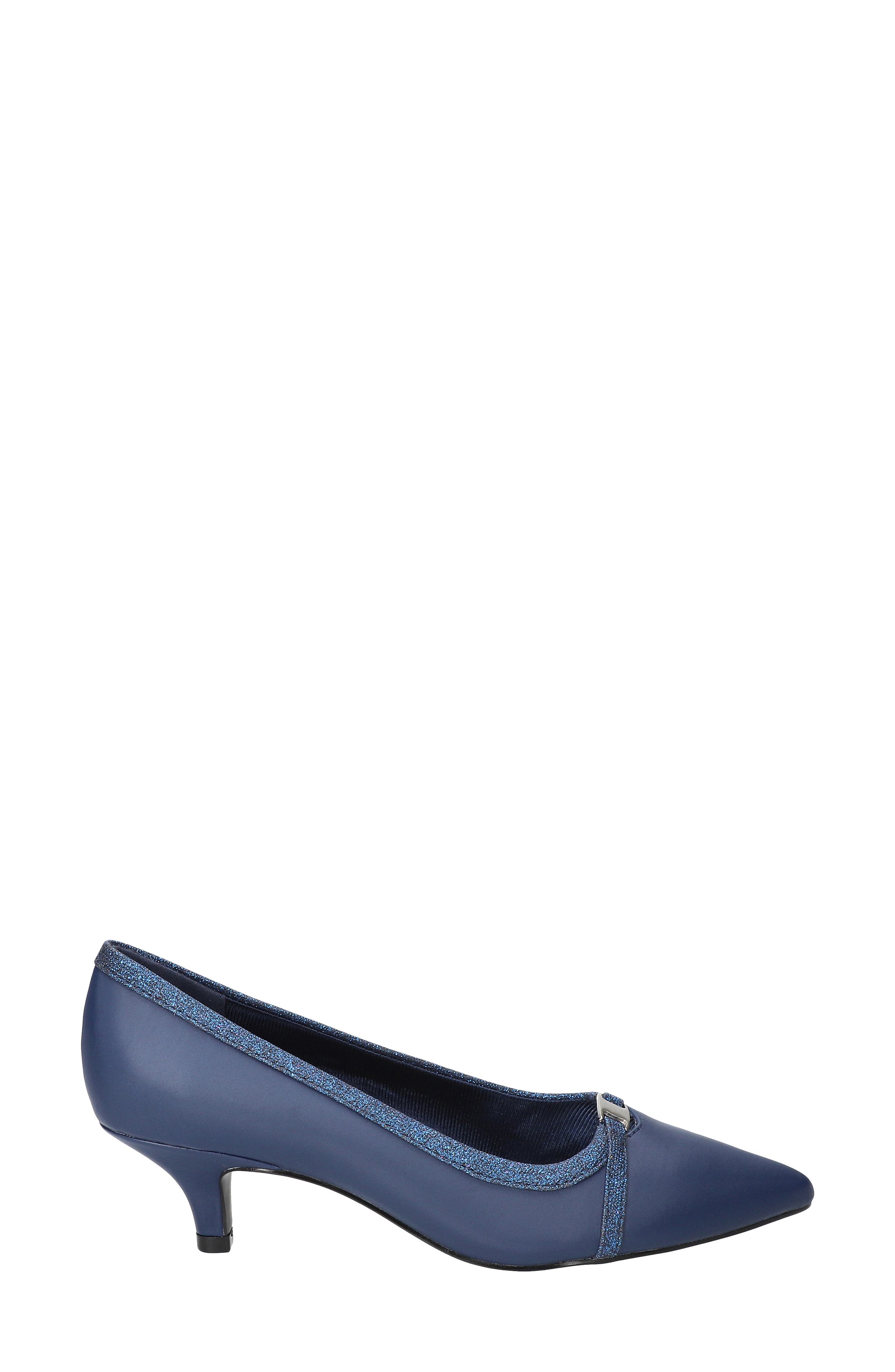 Zayn Kitten Heel Pump, Alternate, color, NAVY SATIN
