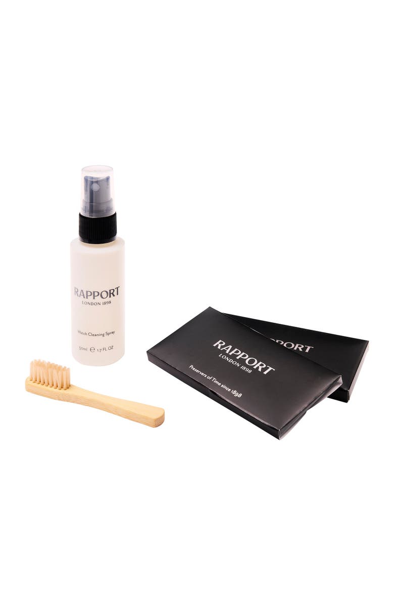 Rapport London LUXURY WATCH CLEANING KIT, Alternate, color, Black