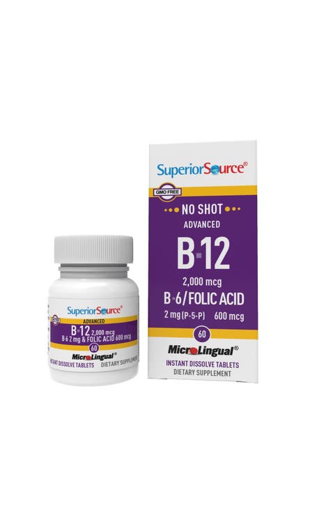 Advanced B-12 B-6 Folic Acid Sublingual Dissolving Tablets