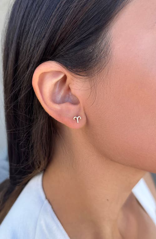 Adornia Fine Zodiac Sign Stud Earring