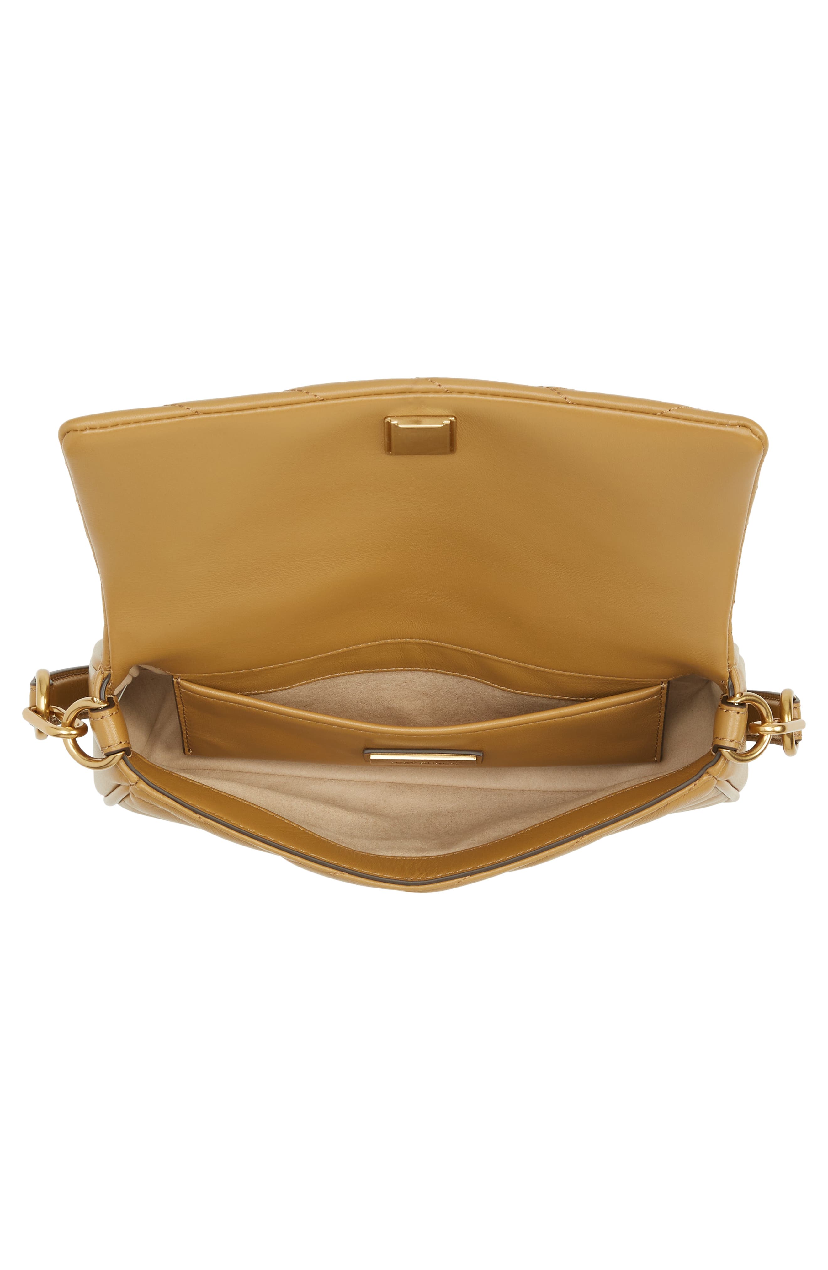 Tory Burch Kira Small Chevron Tassel Shoulder Bag, Alternate, color, 