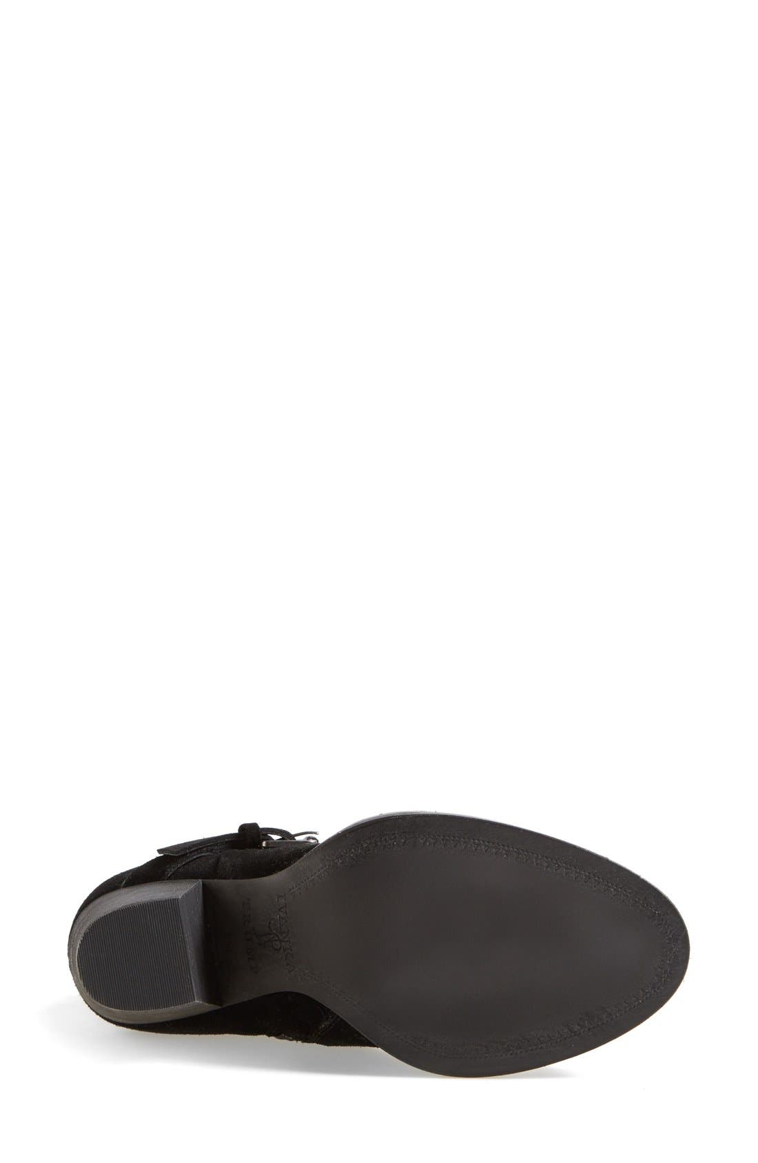 Ivanka Trump 'Frankly' Belted Round Toe Bootie, Alternate, color, 