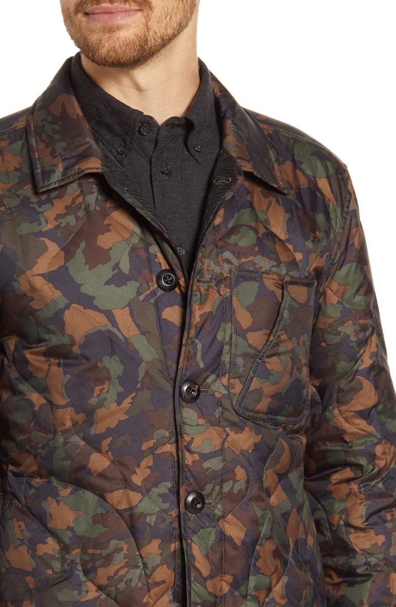 Billy Reid Camellia Packable Down Shirt Jacket, Alternate, color, 