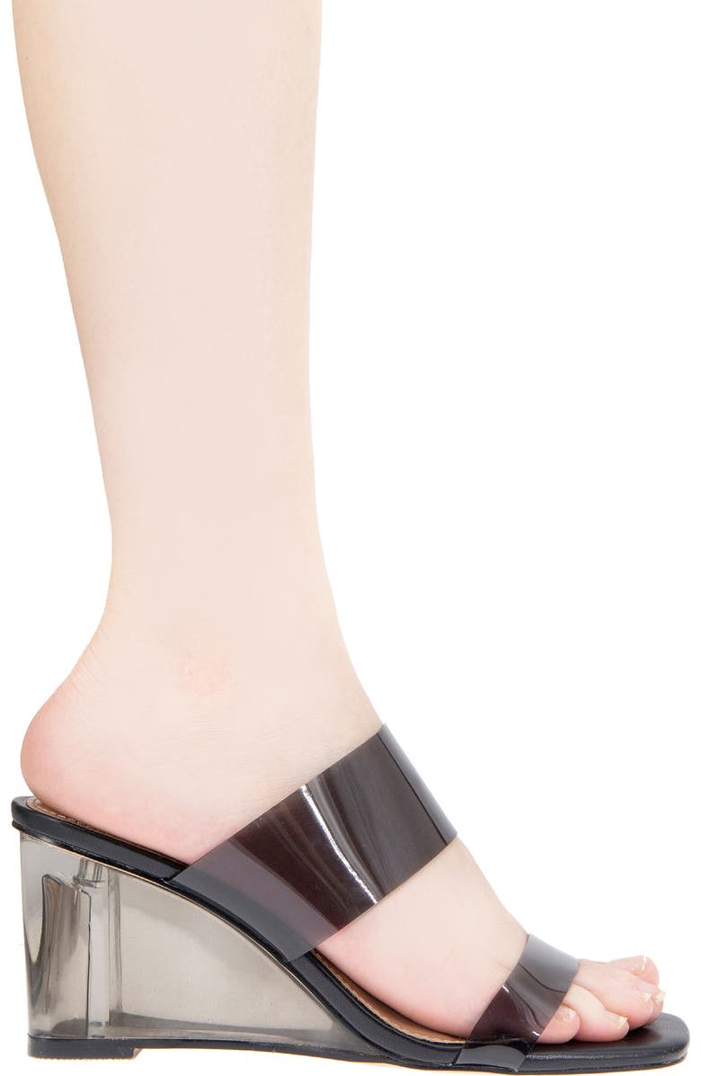 BCBGeneration Lorie Wedge Slide Sandal, Alternate, color,