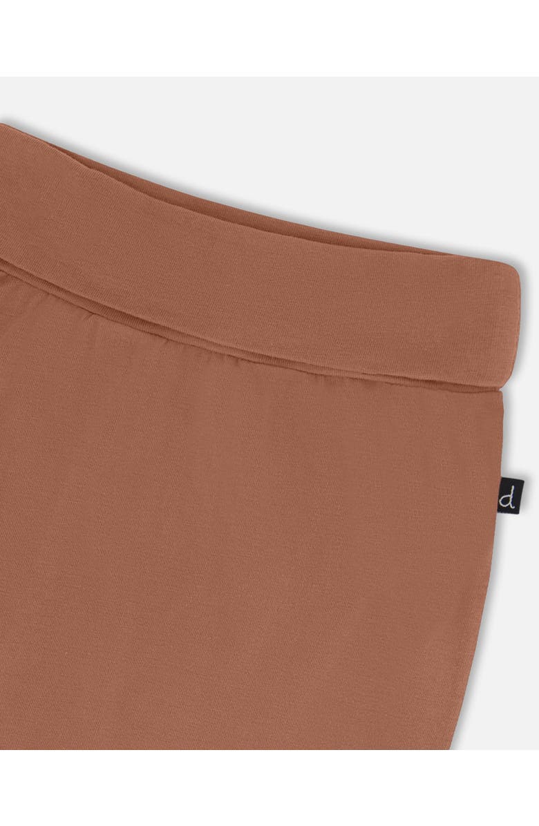 Deux par Deux Baby Boy's Printed Organic Cotton Evolutive Pant Brown And Monkeys, Alternate, color,