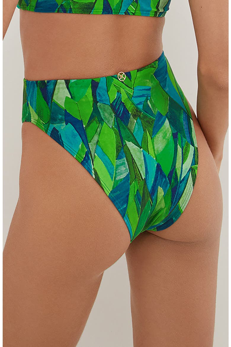 Tropics Gigi High Waist Bikini Bottoms, Alternate, color, MULTI