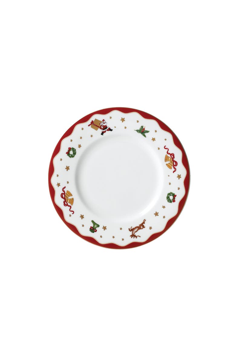 My Noel Bread & Butter Plate, Main, color, White