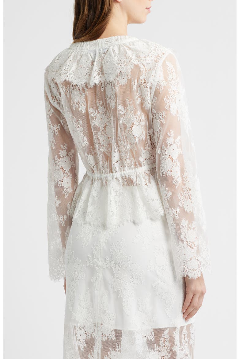 The Zoya Sheer Lace Top, Alternate, color, WHITE