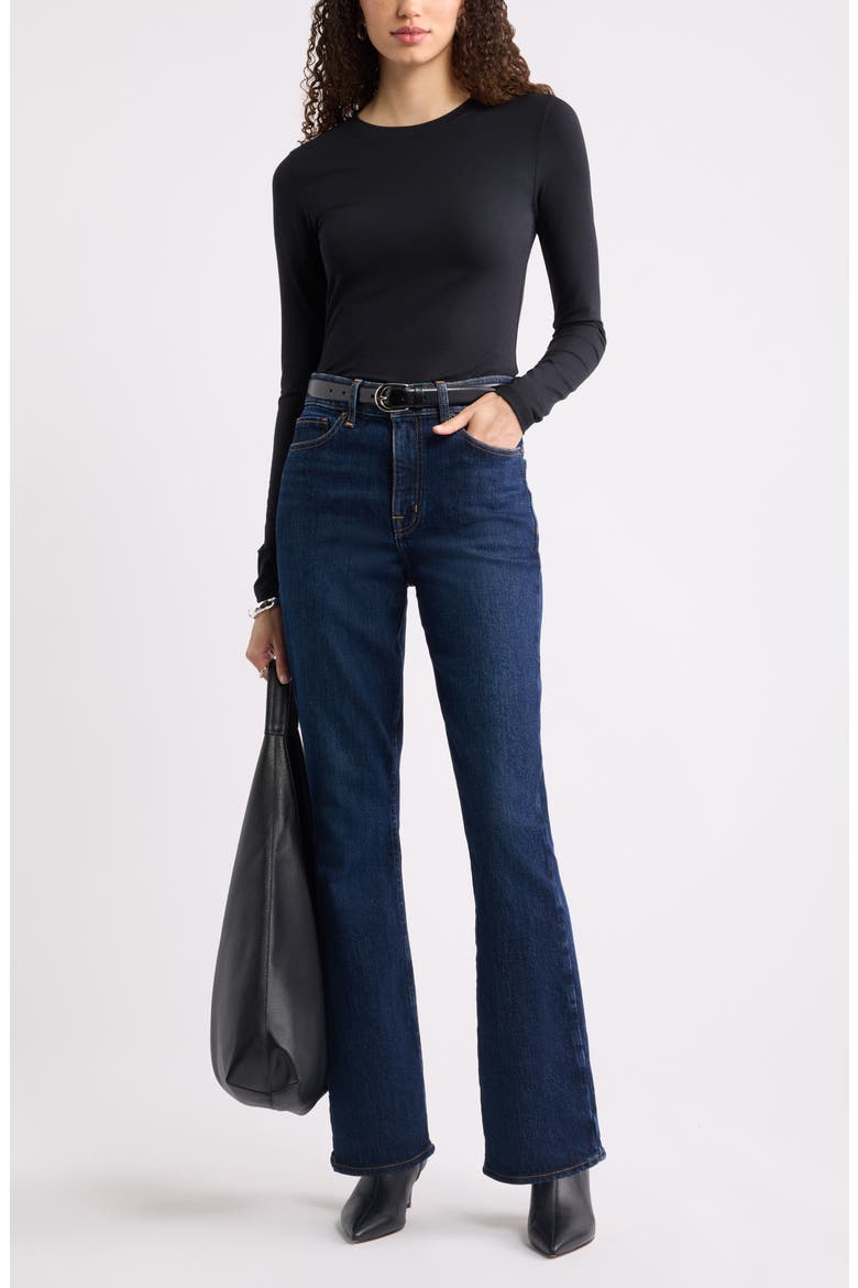 High Waist Bootcut Jeans, Alternate, color, ELLIOT WASH