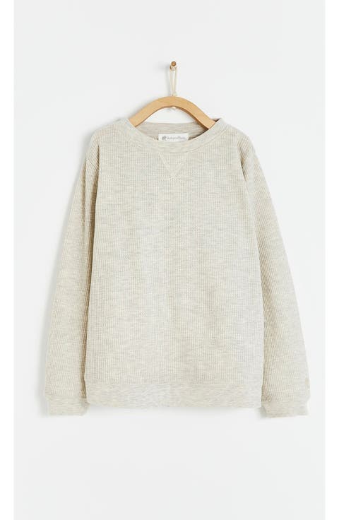 Waffle Sweatshirt for Toddler