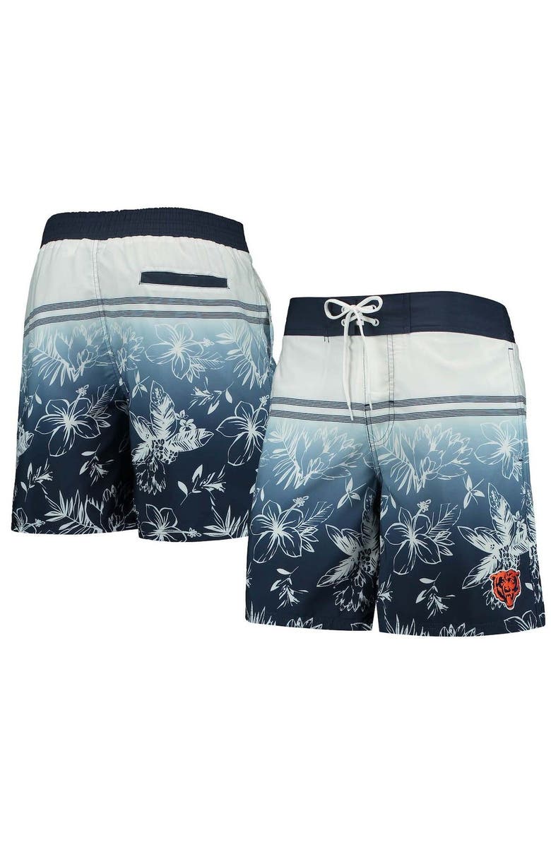 G-III SPORTS BY CARL BANKS Men's G-III Sports by Carl Banks Navy Chicago Bears Island Volley Swim Shorts, Main, color, 