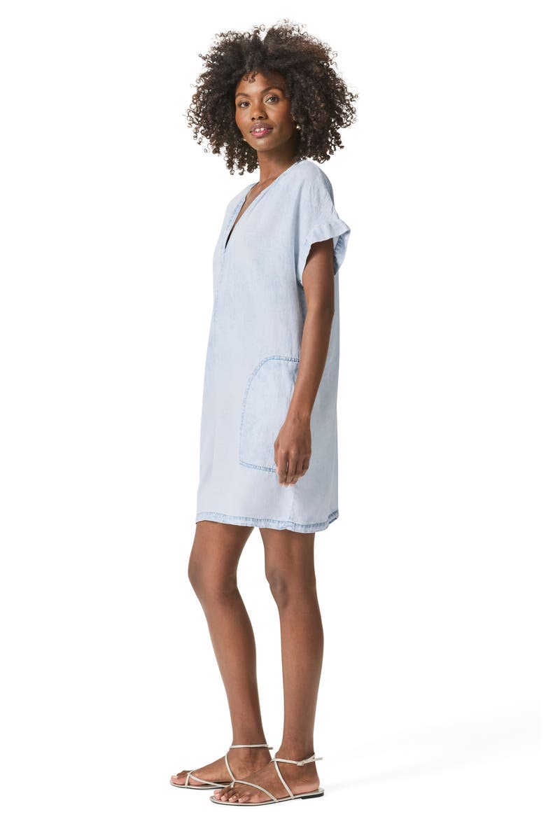 Lauren Indigo Dress, Alternate, color, BLEACHED INDIGO