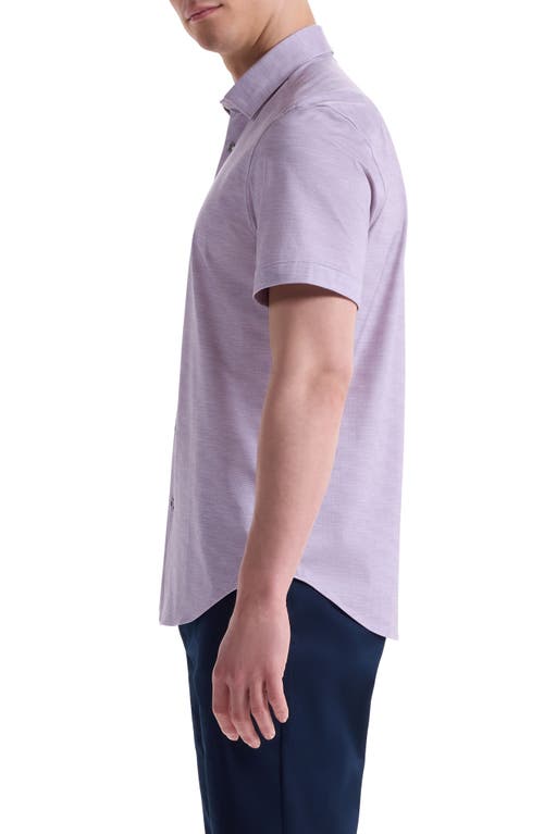 Bugatchi Miles Ooohcotton® Short Sleeve Button-up Shirt