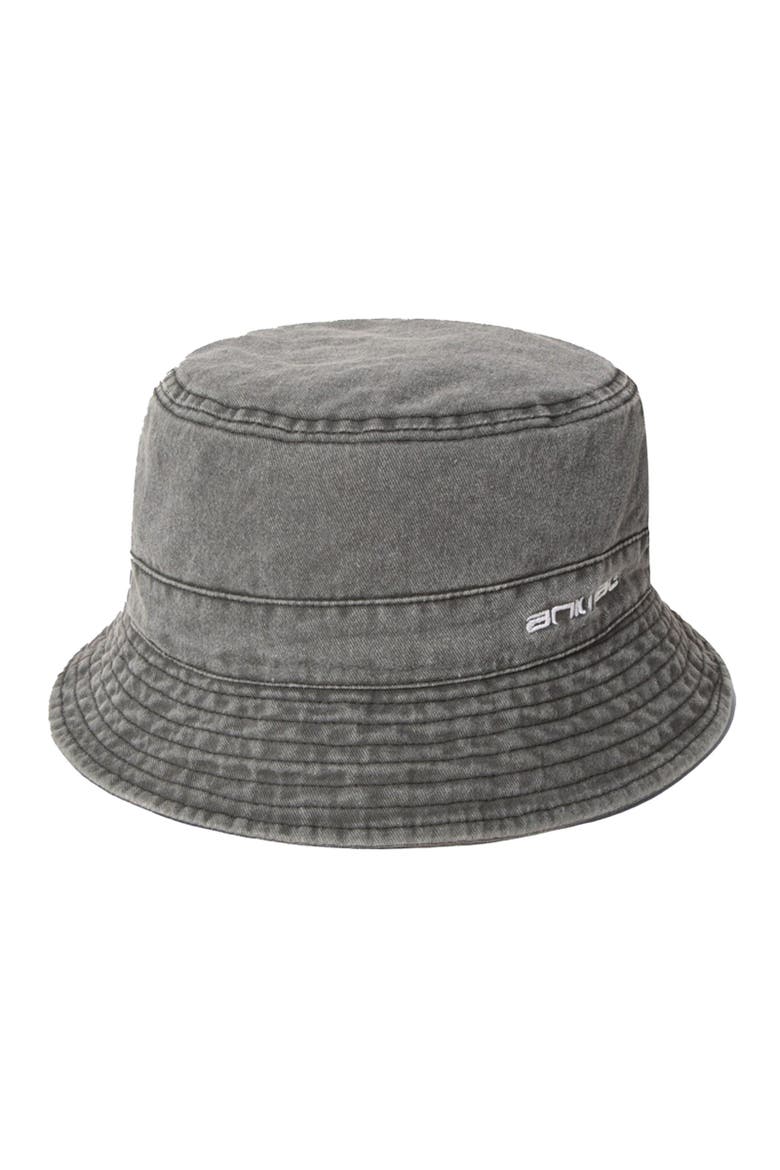Sean Natural Bucket Hat, Main, color, Black