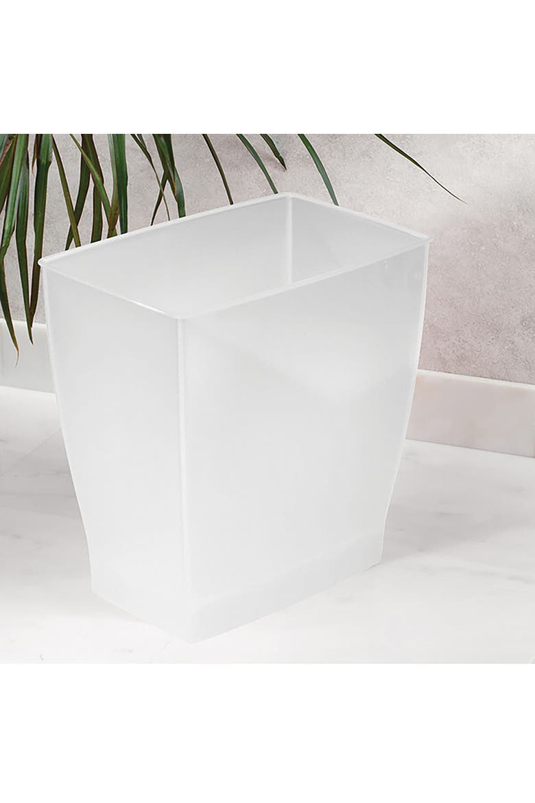 Small Rectangular Bathroom Trash Cans - Set of 4 - Gray, Alternate, color, Frost
