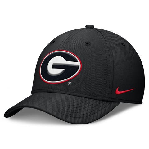 Men's Nike Black Georgia Bulldogs Rise SwooshFlex Dri-FIT Hat