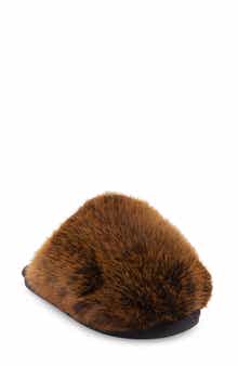 Steve Madden Poof Faux Fur Slipper
