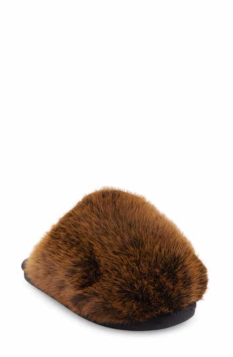 Steve Madden Poof Faux Fur Slipper