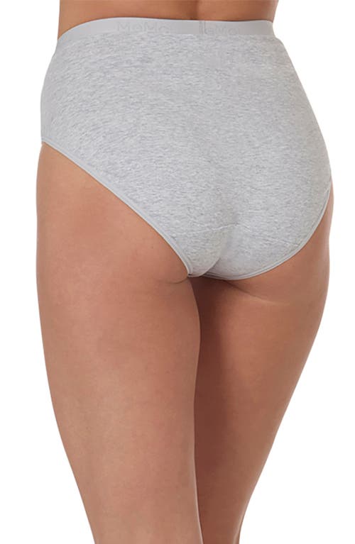 Memoi Stretch Cotton 3-pack Briefs In Gray