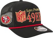New Era Men's New Era Black San Francisco 49ers Throwback Foam 19TWENTY Adjustable Hat