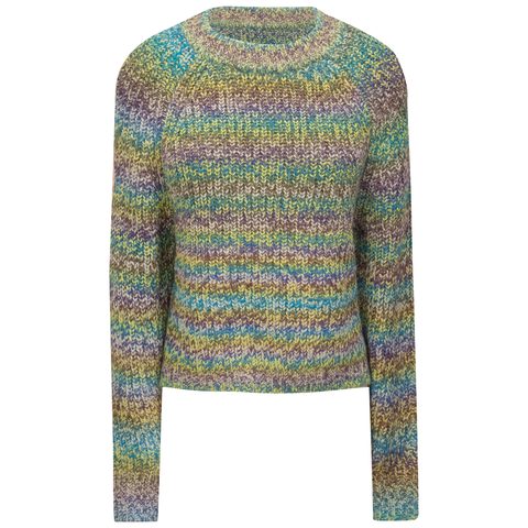 Full Needle Multi Stripe Knit Sweater