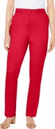 Jessica London Stretch Cotton Chino Straight Leg Pant