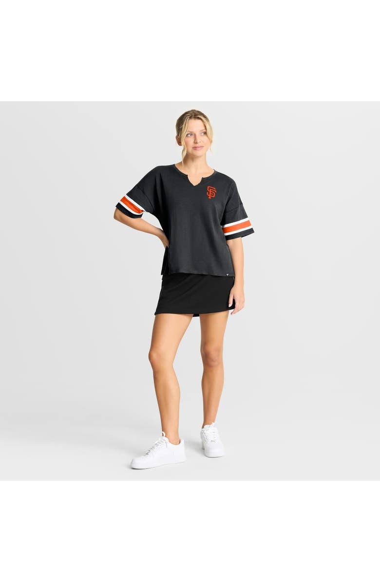 FANATICS Women's Fanatics Black San Francisco Giants Curl Route T-Shirt, Alternate, color, Black