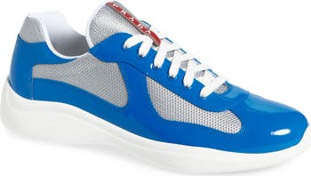 【スポーティリュクス】PRADA Vernice スケートシューズ Prada America's Cup Vernice Bike Low Top Sneaker (Men