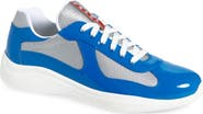 Prada America's Cup Vernice Bike Low Top Sneaker