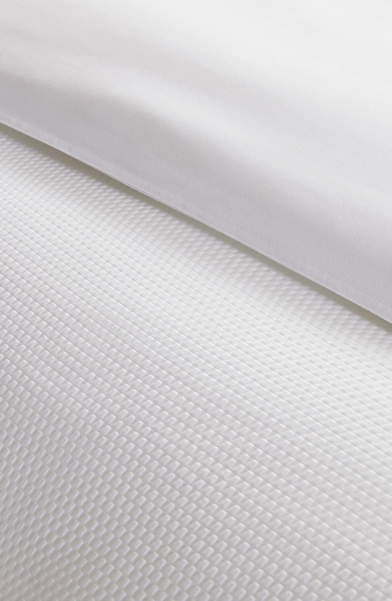 Modern Threads Reversible Microfiber Comforter, Alternate, color, White Check