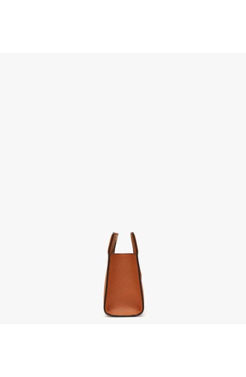 Mcm Diamond Tote In Cognac