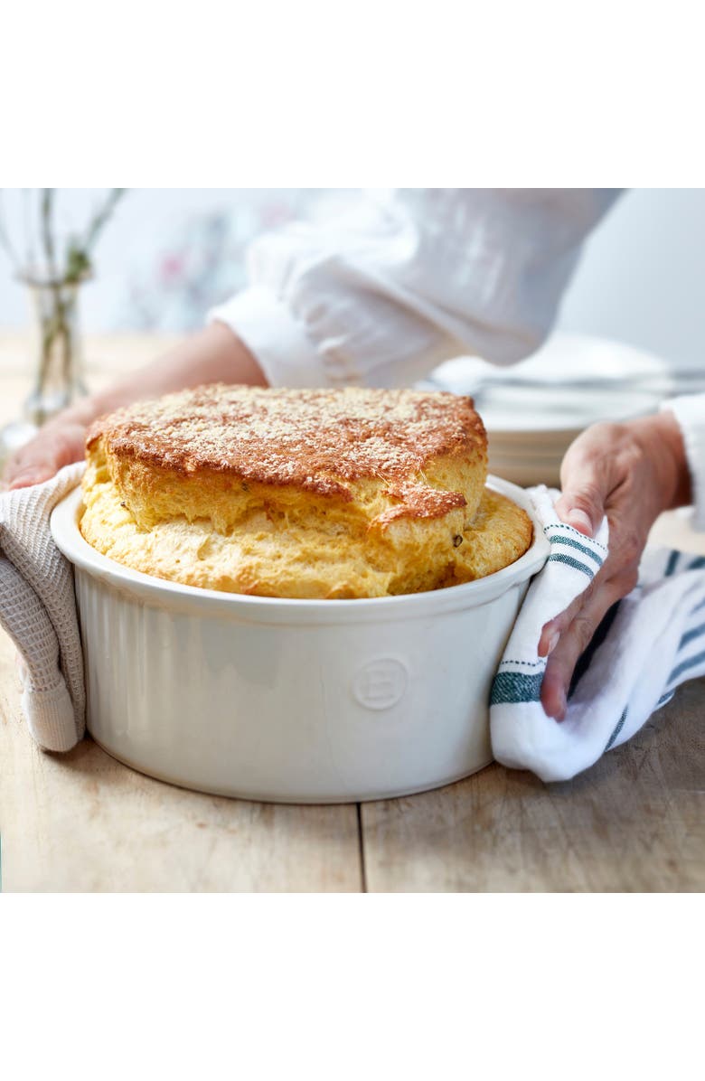 Emile Henry Souffle Dish, Alternate, color, Clay