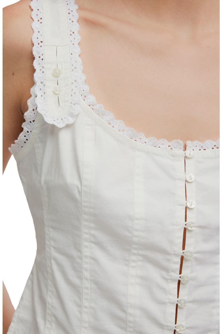 Bridgette Corset Peplum Top, Alternate, color, CLEAN IVORY
